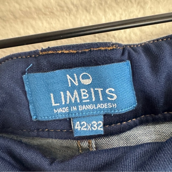 No Limbits Adaptive Men's Denim Wheelchair Pant 42x32 - Picture 3 of 7